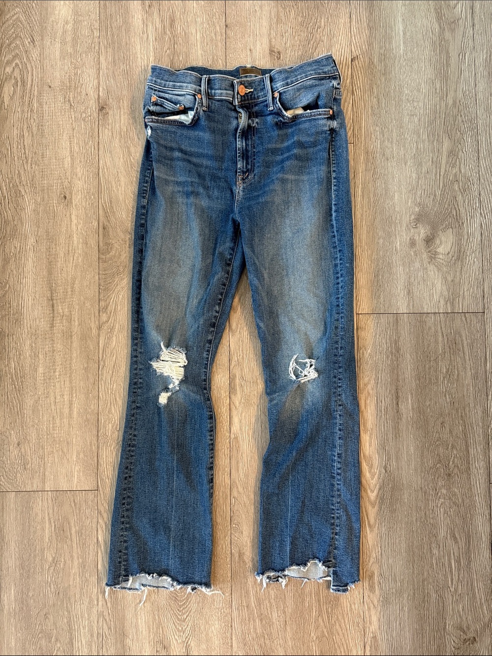 MOTHER - The Insider Crop Step Chew in "Dancing on Coals" Size 28 (6)